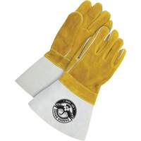 Welder Gloves with 5" Cuff, Split Cowhide, Size One Size M & M Nord Ouest Inc