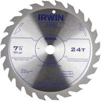 Classic Series Circular Saw Blade, 7-1/4", 24 Teeth, Wood Use M & M Nord Ouest Inc