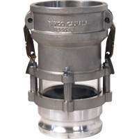 Cam & Groove In-Line Sight Glass Coupler x Adapter M & M Nord Ouest Inc