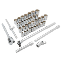 Jeu de douilles SAE/m&eacute;triques, 41 Mcx, Prise de 1/2" M & M Nord Ouest Inc