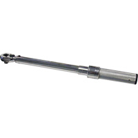 Micro-Adjustable Fixed-Head Torque Wrench, Click, 3/8" Square Drive, 10 - 100 ft-lbs. M & M Nord Ouest Inc