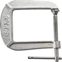 Light-Duty C-Clamp, 3" (76 mm) Capacity, 4-1/2" (114 mm) Throat Depth M & M Nord Ouest Inc