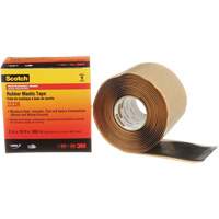 Scotch&reg; Rubber Mastic Tape 2228, 50.8 mm (2") x 3 m (10'), Black M & M Nord Ouest Inc