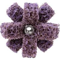 Scotch-Brite Cross Buff, BF-XB, 1-1/2" Dia., Medium Grit, Aluminum Oxide M & M Nord Ouest Inc