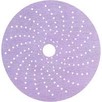 Hookit Purple Clean Sanding Disc, 6" Dia., P240 Grit, Aluminum Oxide, C-Weight M & M Nord Ouest Inc