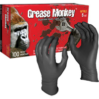 Grease Monkey&reg; Disposable Gloves, Large, Nitrile, 5-mil, Powder-Free, Black M & M Nord Ouest Inc