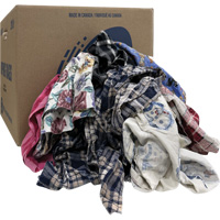 Select Wiper Rags, Flannel, 20 lbs. NKC091 | M & M Nord Ouest Inc