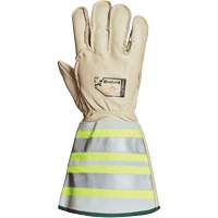 Gants de monteur de lignes pour lhiver avec bandes r&eacute;fl&eacute;chissantes 6" Endura, Moyen, Paume en Cuir de cheval, Doublure en Thinsulate M & M Nord Ouest Inc
