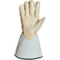 Gants de monteur de lignes pour lhiver avec bandes r&eacute;fl&eacute;chissantes 6" Endura, Moyen, Paume en Cuir de cheval, Doublure en Thinsulate M & M Nord Ouest Inc