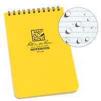 Carnet de notes de poche à spirale, Couverture souple, Jaune, 100 Pages, 4" , 6"  NKF438 | M & M Nord Ouest Inc