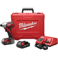 M18 Cordless Hex Impact Driver Kit, 1/4", 1500 in-lbs Max. Torque, 18 V, Lithium-Ion M & M Nord Ouest Inc
