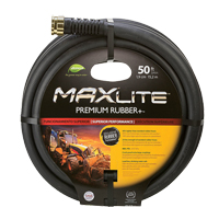 MAXLite Water Hose, Rubber, 3/4" dia. x 50' L M & M Nord Ouest Inc