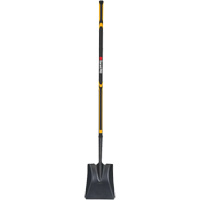Pro Square Point Shovel, Fibreglass, Tempered Steel Blade, Straight Handle, 48" Long M & M Nord Ouest Inc