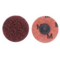 Disque de polissage &agrave; changement rapide, 2" dia., Grain Moyen, Oxyde d'aluminium M & M Nord Ouest Inc