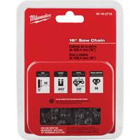 Chaîne de rechange pour scie de 16" M & M Nord Ouest Inc