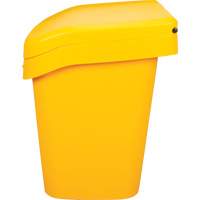 Salt & Sand Storage Bins, With Hasp, 21" x 27" x 26", 4.24 cu. ft., Yellow M & M Nord Ouest Inc