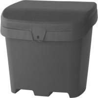 Salt & Sand Container, With Hasp, 21" x 27" x 26", 4.24 cu. ft., Grey NO615 | M & M Nord Ouest Inc