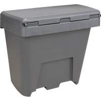 Salt & Sand Storage Bins, With Hasp, 21" x 27" x 26", 4.24 cu. ft., Grey M & M Nord Ouest Inc