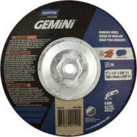 Meule soucoupes Gemini, 7" x 1/4", Arbre 5/8"-11, Oxyde d'aluminium, Type 28 M & M Nord Ouest Inc