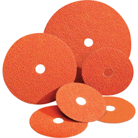 Blaze&reg; Fiber Discs, Ceramic Alumina, 24, 4-1/2" Dia x 7/8" Arbor M & M Nord Ouest Inc