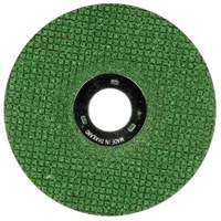 Green Corps Flexible Grinding Wheel, 4-1/2" x 1/8", 7/8" Arbor, Ceramic, Type 27 M & M Nord Ouest Inc