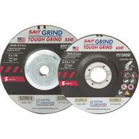 Meule A24T Tough Grind, 5" x 1/4", Arbre 7/8", Oxyde d'aluminium, Type 27 M & M Nord Ouest Inc