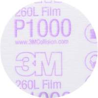 Gold Hookit Disc, 3" Dia., P1000 Grit, Aluminum Oxide, C-Weight M & M Nord Ouest Inc