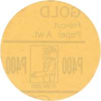 Disque dor&eacute; Hookit, dia 3", Grain P400, Oxyde d'aluminium, Poids C M & M Nord Ouest Inc