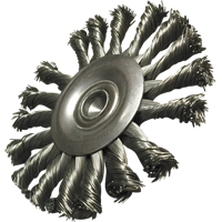 Brosses mont&eacute;es &agrave; fils nou&eacute;s circulaires, 3-1/2" dia., dia. Des fils 0,014", Tige 1/4" M & M Nord Ouest Inc