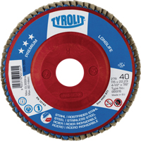 Disque &agrave; lamelles Long Life 4-1/2", 4-1/2" x 7/8", Type 27, Grain 40, Zirconium M & M Nord Ouest Inc