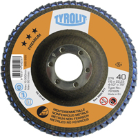 Disque &agrave; lamelles en aluminium 5", 5" x 7/8", Type 29, Grain 40, C&eacute;ramique M & M Nord Ouest Inc