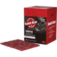 Scotch-Brite 7447 Hand Pads, Aluminum Oxide, 9" x 6", Very Fine Grit M & M Nord Ouest Inc