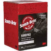 Scotch-Brite 7447 Hand Pads, Aluminum Oxide, 9" x 6", Very Fine Grit M & M Nord Ouest Inc