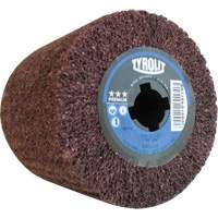 Pro-Line Surface Conditioning Drum, 4" Dia. x 4" W, 3/4" Arbor, Medium Grit, Aluminum Oxide M & M Nord Ouest Inc