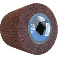 Pro-Line Surface Conditioning Drum, 4" Dia. x 4" W, 3/4" Arbor, Fine Grit, Aluminum Oxide M & M Nord Ouest Inc