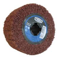 Pro-Line Surface Conditioning Drum, 4" Dia. x 2" W, 3/4" Arbor, Coarse Grit, Aluminum Oxide M & M Nord Ouest Inc