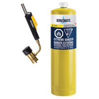 Ensemble de chalumeau &agrave; t&ecirc;te pivotante et allumage &agrave; g&acirc;chette Bernzomatic, Propane M & M Nord Ouest Inc