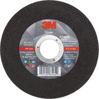 Silver Cut-Off Wheel, 4-1/2" x 0.04", 7/8" Arbor, Type 1, Ceramic, 13300 RPM M & M Nord Ouest Inc