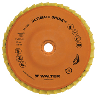 Ultimate Shine Flap Disc, 4-1/2" x 5/8"-11, Type 27, Very Fine Grit, Zirconium M & M Nord Ouest Inc