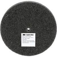 Scotch-Brite EXL Unitized Wheel, 5" x 1/2", 1/4" Arbor, Fine Grit, Silicon Carbide M & M Nord Ouest Inc