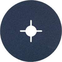 Resin Fibre Sanding Disc, Zirconium, 36, 5" Dia x 7/8" Arbor M & M Nord Ouest Inc