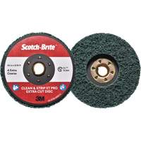 Scotch-Brite Clean & Strip XT Pro Extra Cut Disc, 4-1/2" Dia., Extra Coarse Grit, Aluminum Oxide M & M Nord Ouest Inc