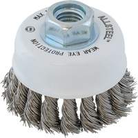 AllSteel Wire Brush, 3" Dia. x 5/8"-11 Arbor M & M Nord Ouest Inc