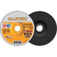 Meule AllSteel, 5" x 1/8", Arbre 7/8", Oxyde d'aluminium, Type 27 M & M Nord Ouest Inc