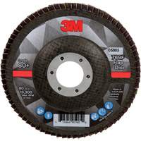 769F Quick Change Flap Disc, 4-1/2" x 7/8", Type 27, 80+ Grit, Ceramic M & M Nord Ouest Inc