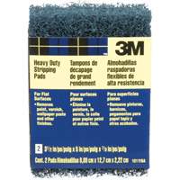 Heavy-Duty Stripping Pads, Aluminum Oxide, 3-1/2" x 5", Coarse Grit M & M Nord Ouest Inc