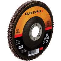 Cubitron II 969F Flap Disc, 5" x 7/8", Type 27, 40+ Grit, Ceramic M & M Nord Ouest Inc