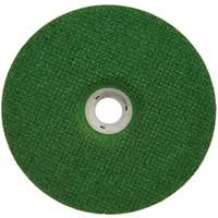 Green Corps Depressed Centre Wheel, 7" x 1/8", 7/8" Arbor, Ceramic, Type 27 M & M Nord Ouest Inc