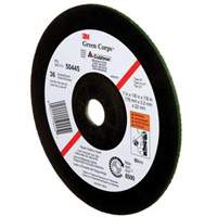 Green Corps Depressed Centre Wheel, 7" x 1/8", 7/8" Arbor, Ceramic, Type 27 M & M Nord Ouest Inc