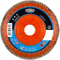 Premium LongLife Flap Disc, 4-1/2" x 7/8", Type 27, 120 Grit, Zirconium M & M Nord Ouest Inc